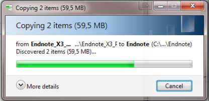 Extracting files