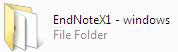 EndNoteX1 Folder