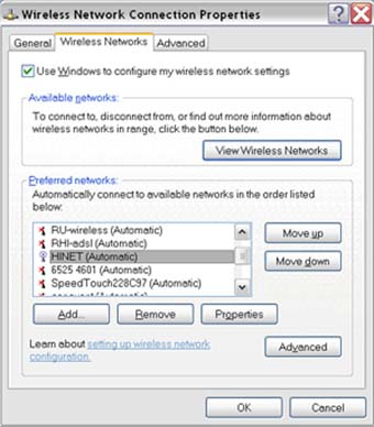 Wireless Networks Tab