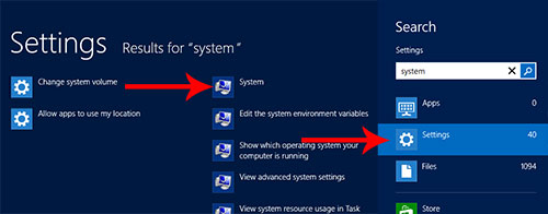 System Windows 8