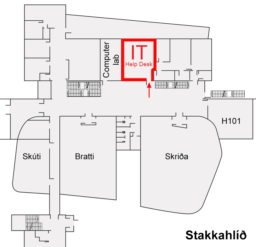 IT Help Desk in Stakkahlíð
