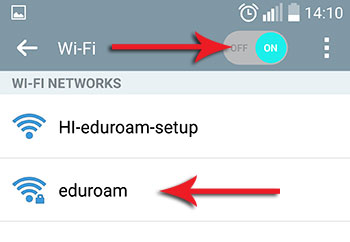 Wi-Fi networks - eduroam